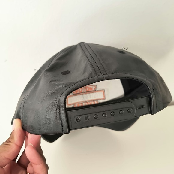 Vintage Harley Davidson Baseball Trucker Snapback Gray Classic Hat One Size - Picture 5 of 6